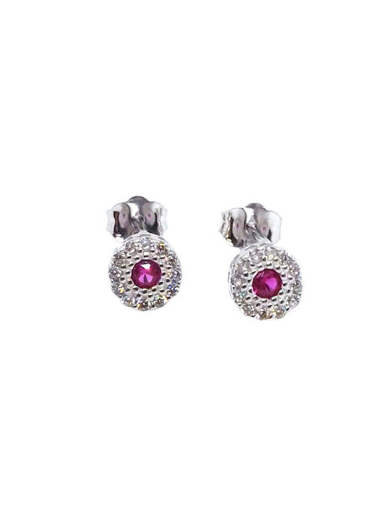 Rubini Earrings made of Platinum