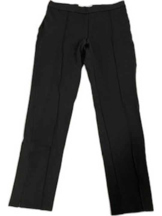 Caractere Women's Fabric Trousers Gray
