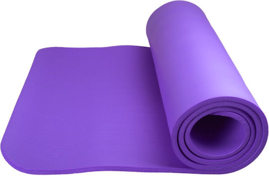 Power System Στρώμα Γυμναστικής Yoga Μωβ (180x60x1cm)