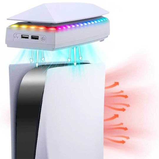 MT-050158 Cooling System for PS5 in White color