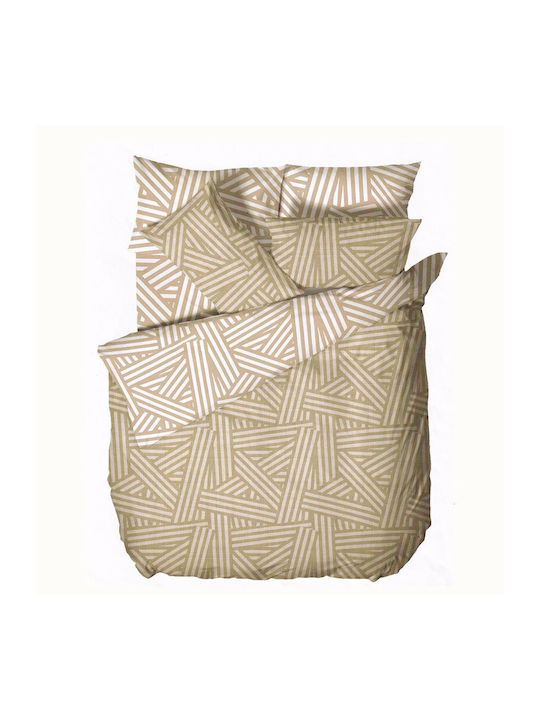 Viokarpet Duvet Cover Set Cotton Queen with 2 P...