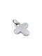 White Gold Cross 14K