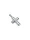 White Gold Cross 14K