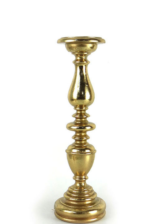 Plastona Candle Holder in Gold Color 1pcs