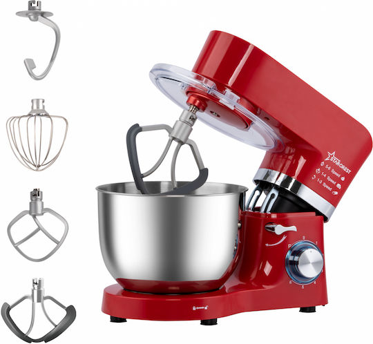 Starcrest Stand Mixer 1500W with Stainless Mixing Bowl 5.5lt
