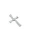 White Gold Cross 14K