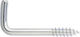 Marefix Square Screw Hook Metallic with Diameter M21 and Length 90mm 200pcs