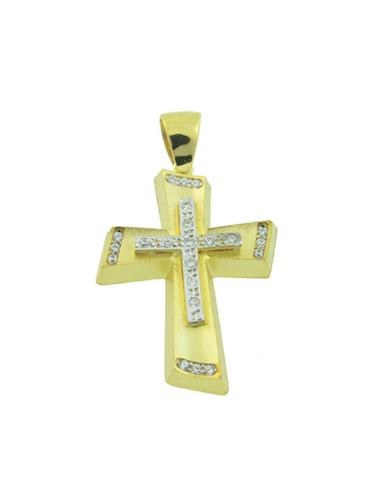 Senzio Belibasakis Women's Gold Cross 14K