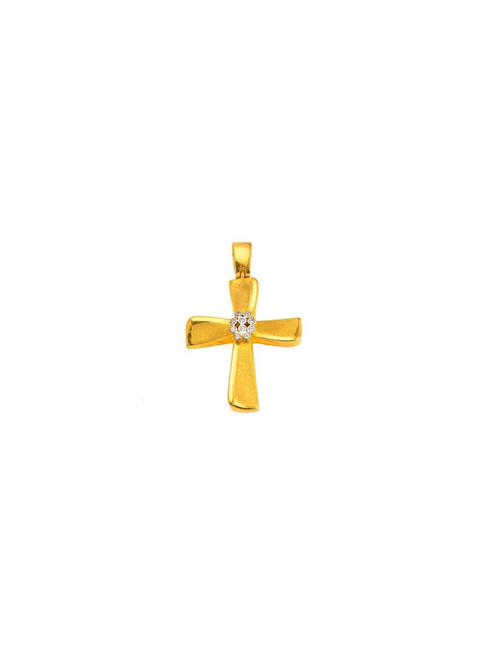 VRjewels Femeiesc Aur Cruce 14K