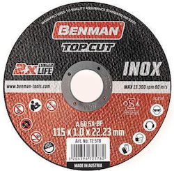 Benman 72850 Cutting Disc Metal 180mm 1pcs