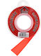 Cosmofan Satin,σατεν Band Monochrom Rot 22.5met...