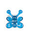 Kleine Wolke Butterfly Lisa Double Wall-Mounted Bathroom Hook ​7x6.3cm Blue