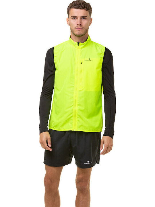 Ärmellos Winter Jacke Winddicht Yellow
