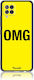 5g Omg Back Cover Tempered Glass / Silicone Yellow (Galaxy A42)