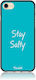 Se 2020 Se 2022 Stay Salty Back Cover Tempered Glass / Silicone Turquoise (iPhone SE 2022/2020)