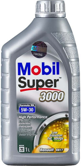 Mobil Super 3000 Synthetic Car Oil 5W-30 1lt