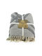 Viosarp Three-Seater Sofa Throw 170x270cm Gray