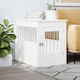 vidaXL Dog House Outdoor White 55x80x68cm