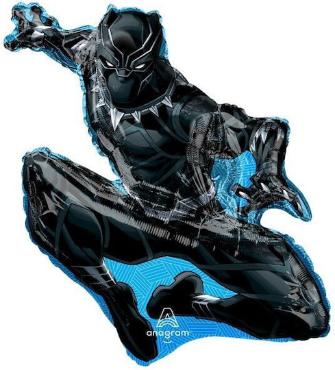 Balloon Foil Jumbo Black Black Panther 81cm