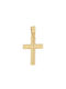 Q-Jewellery Herren Gold Kreuz 14K