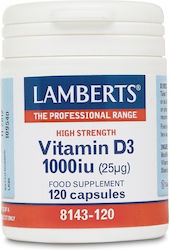 Lamberts Vitamin D3 Vitamin 1000iu 120 Tabletten