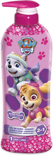 Lorenay Hypoallergenic Kids Bubble Bath & Shampoo in Gel Form 1000ml