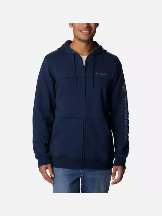 Columbia Herren Sweatshirt Jacke Blue