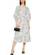 Summer Midi Dress Wrap C0C - Cotton