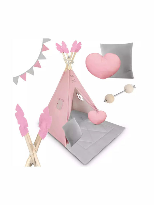 Nukido Kids Indian Teepee Play Tent Teepee 740604 Pink