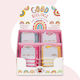 Sticker Memo Pads in Cube 80 Sheets Set 1pcs (Μiscellaneous colours)