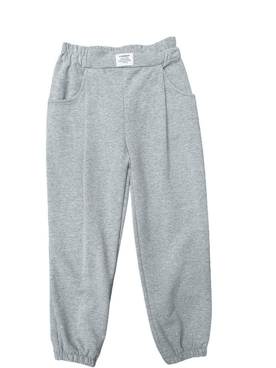 GaFashion Copilăresc Pantalon de Trening Grey 1buc Lucky