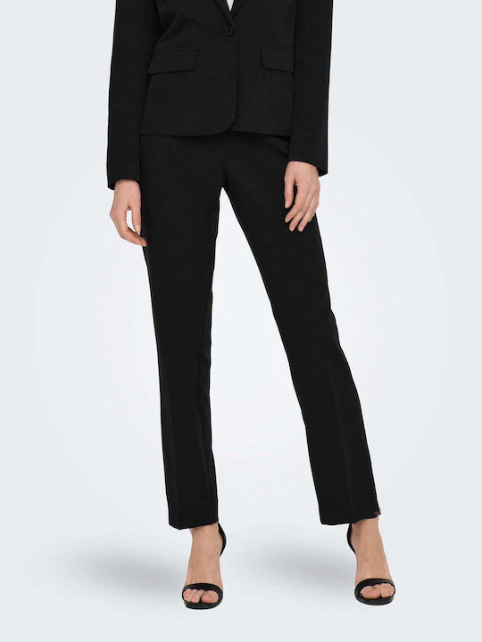 Only Women's Fabric Trousers Black
