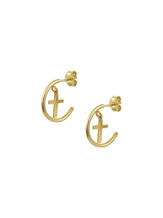 Earrings made of Silver Gold Plated