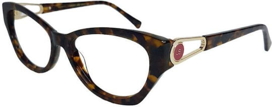 Lussile Women's Acetate Cat Eye Brown Tortoise 32331 LN02