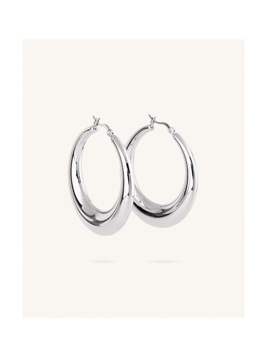 Earrings Hoops made of Silver