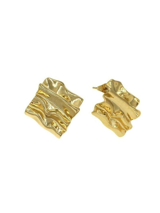 Earrings made of Steel Gold Plated