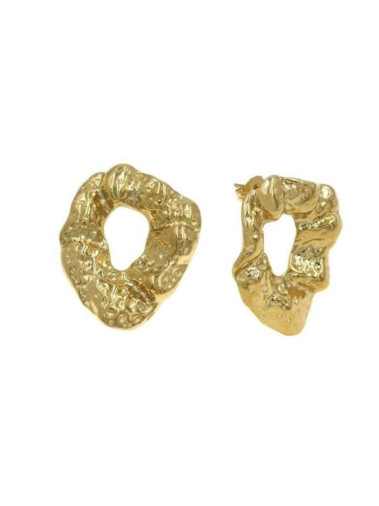 Earrings made of Steel Gold Plated