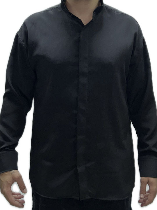 Twin Black Long-sleeved Shirt Black