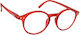 Oramont Pl Reading Glasses +1.75 in Red color 1129
