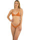 Bikini Set Triangle Top & Slip Bottom Orange