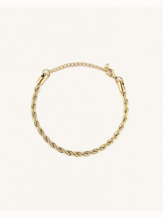 StanStefan Bracelet Chain made of Steel Gold Plated