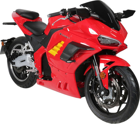Newbot Electric Motorcycle Power 6000W Autonomy 270km Red Color