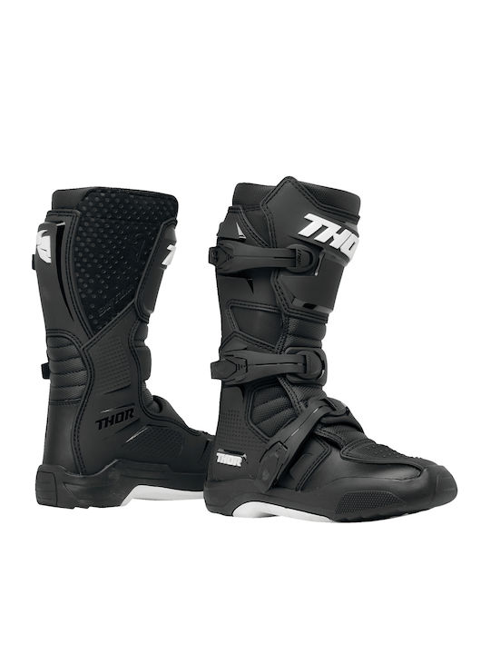 Thor MX Youth Blitz XR Δερμάτινες Παιδικές Μπότες Black/White