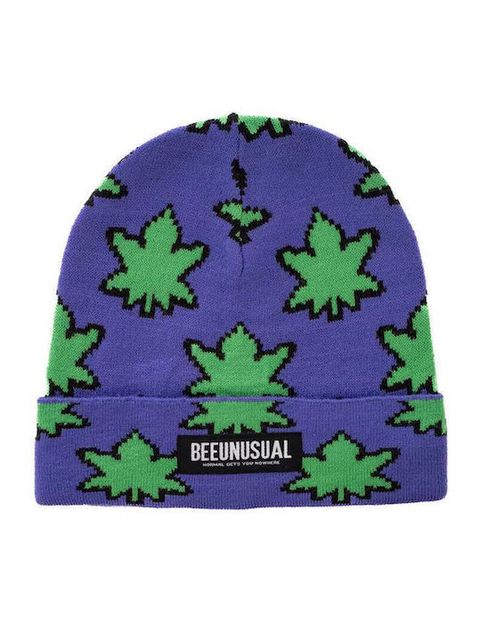Chill Bitch Beanie Unisex Σκούφος Πλεκτός σε Μωβ χρώμα