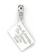 The Carat Shop Charm Μονόγραμμα
