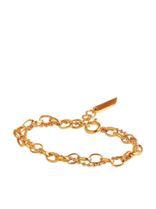 Akzent Chain Hand made of Stainless Steel Gold-plated