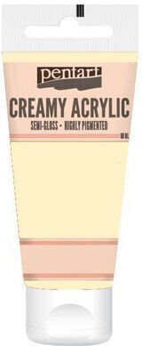 Pentart Creamy Semi-gloss Ακρυλικό Χρώμα Ζωγραφικής Ivory 60ml