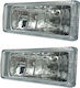 Auto Gs Rectangular Faruri Auto Universal cu Alb Iluminare 2buc