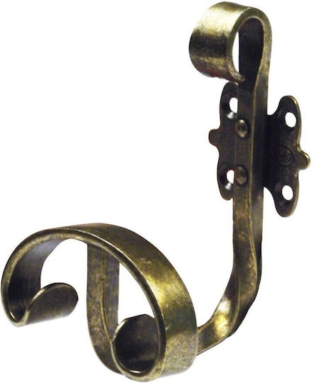 Amig Single Wall-Mounted Bathroom Freestanding Towel Rack Bronze