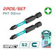 Total Set 2 Screwdriver Bits Cross